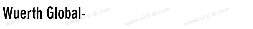 Wuerth Global字体转换